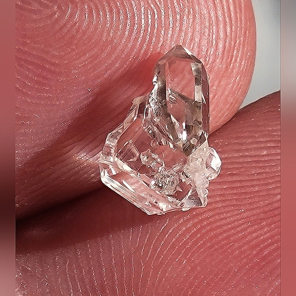 1.90ctw Herkimer Diamond Crystal Cluster Natural Mini Specimen AAAA QUALITY - Picture 2 of 8